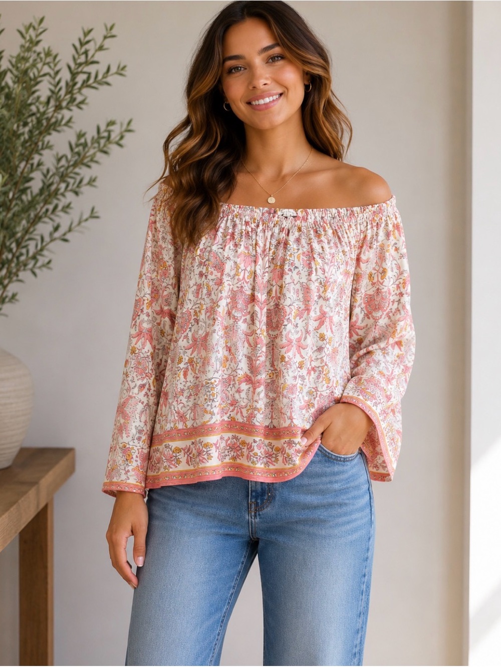 Part Two Copenhagen Floral Boho Blouse 36